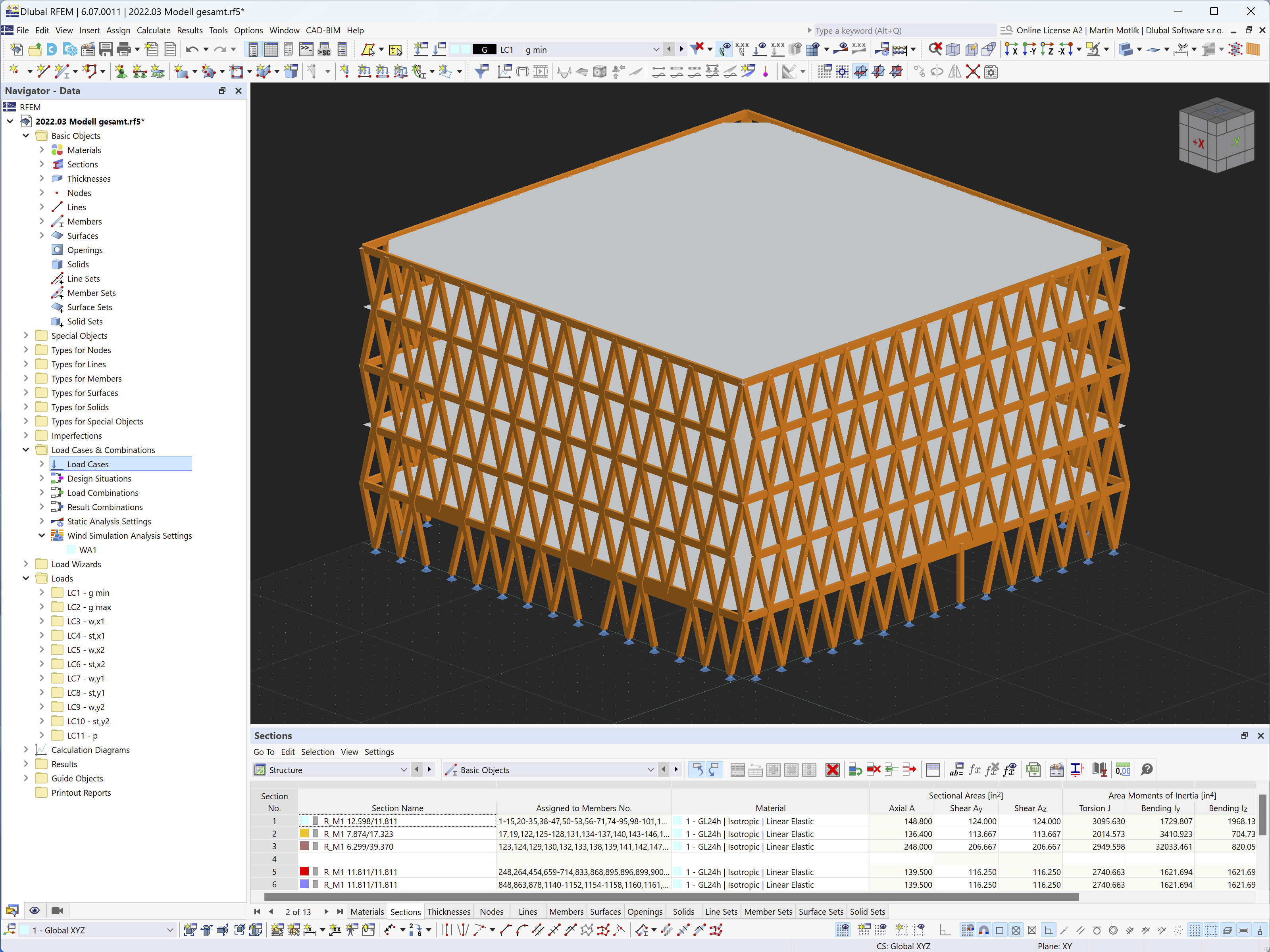 RFEM Model of Innovation Factory 2.0 Office Building in Heilbronn, Germany